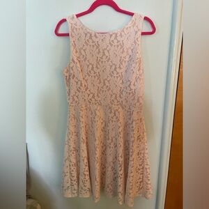 Black and White Lace Dress, Size XL